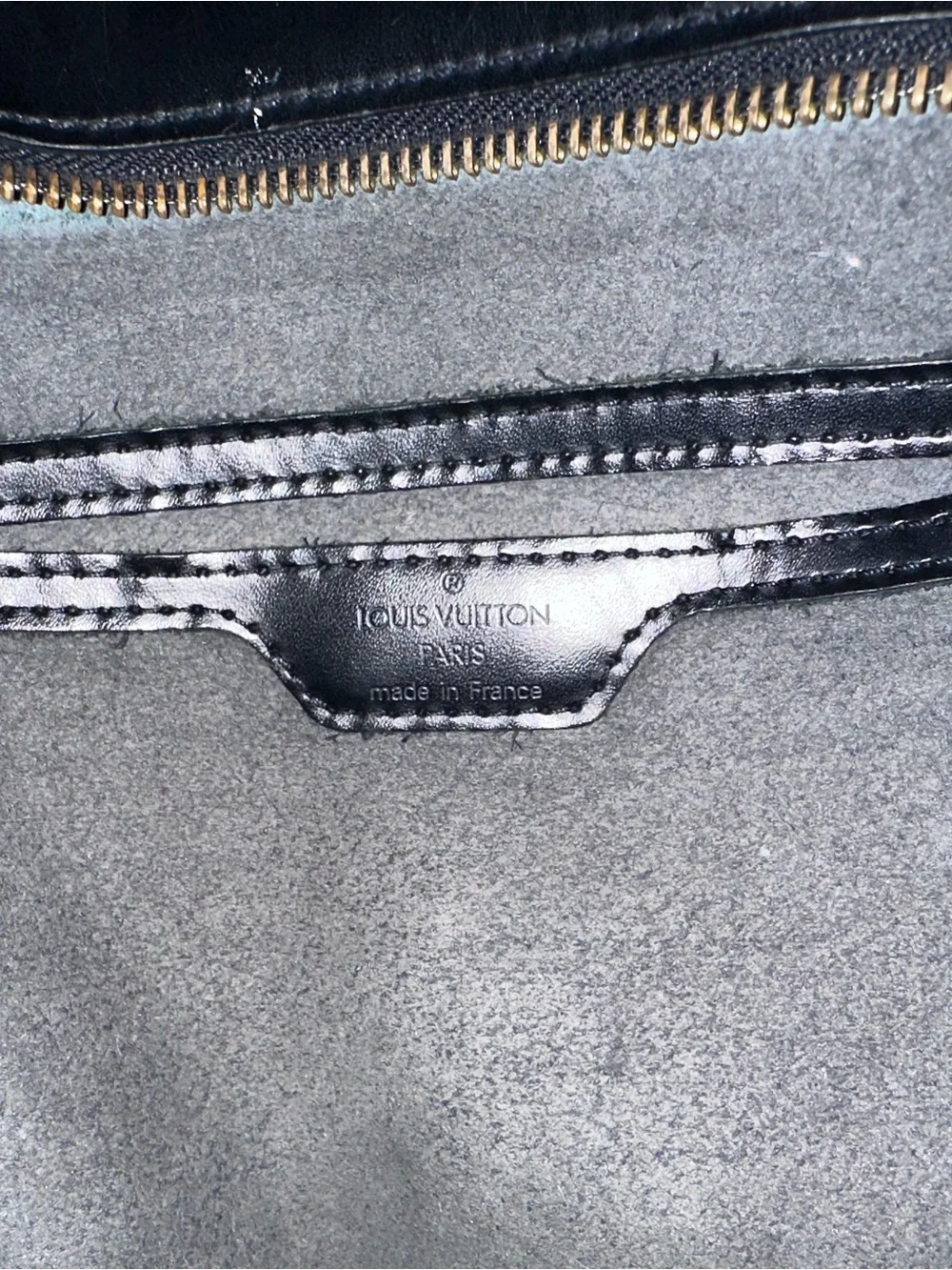Louis Vuitton Saint Jacques PM Black Epi Leather Tote Bag Made in France